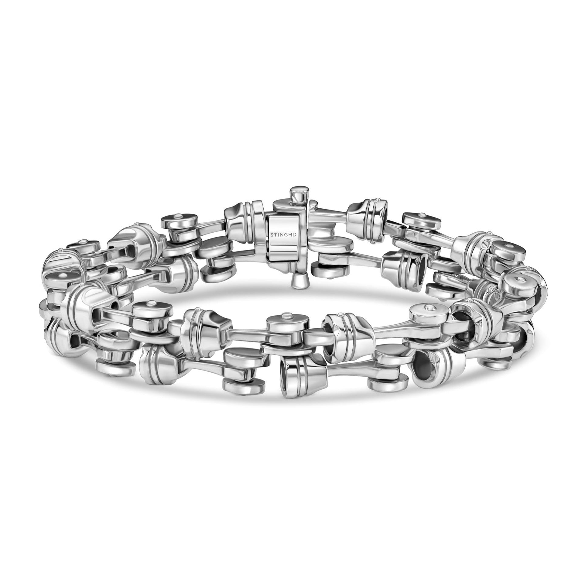 NB108 Piston-Inspired Bracelet in Silver – StingHD