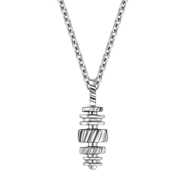 StingHD Racing: Solid Silver Camshaft Gear Pendant Necklace