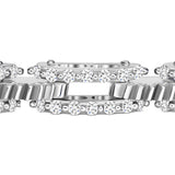 NB107 High Velocity Racer Platinum and Diamond Bracelet