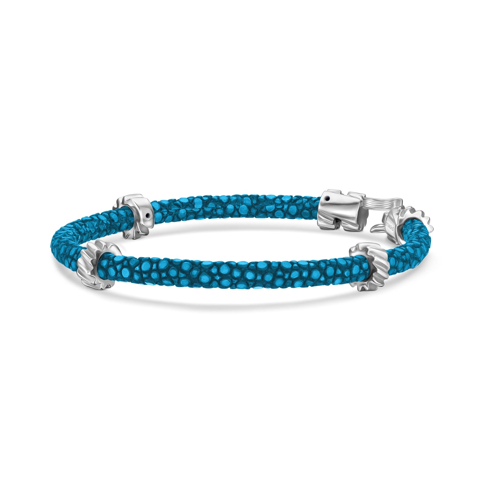 B497R Turquoise Stingray with Silver Gears – StingHD