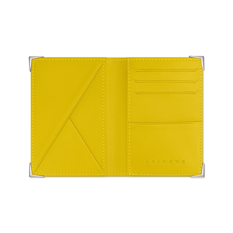 StingHD Diamond-Encrusted White Gold & Yellow Stingray Leather Wallet