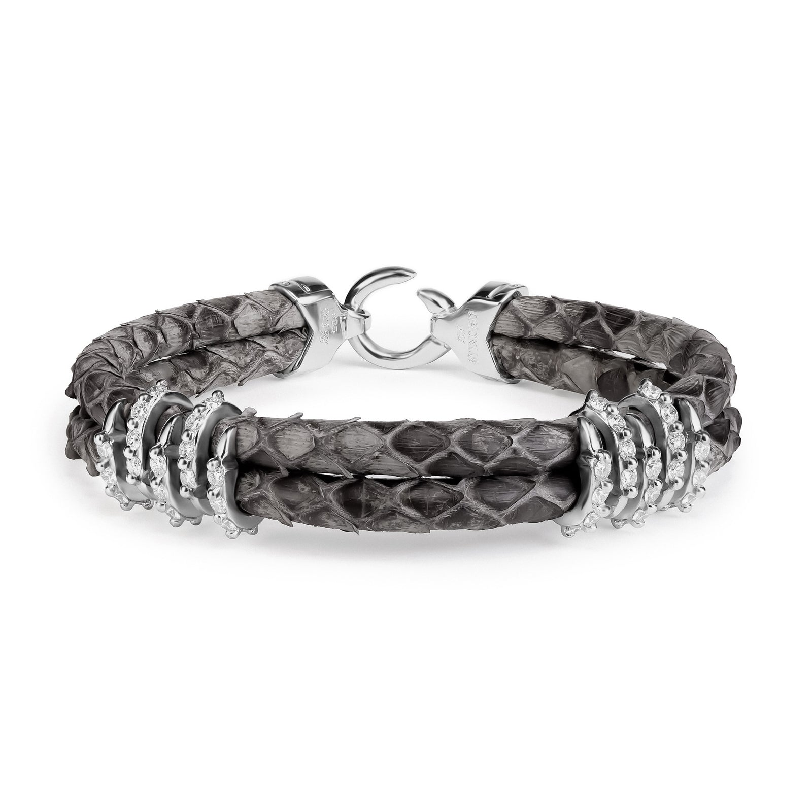 B453-White-Diamond-Grey-Python