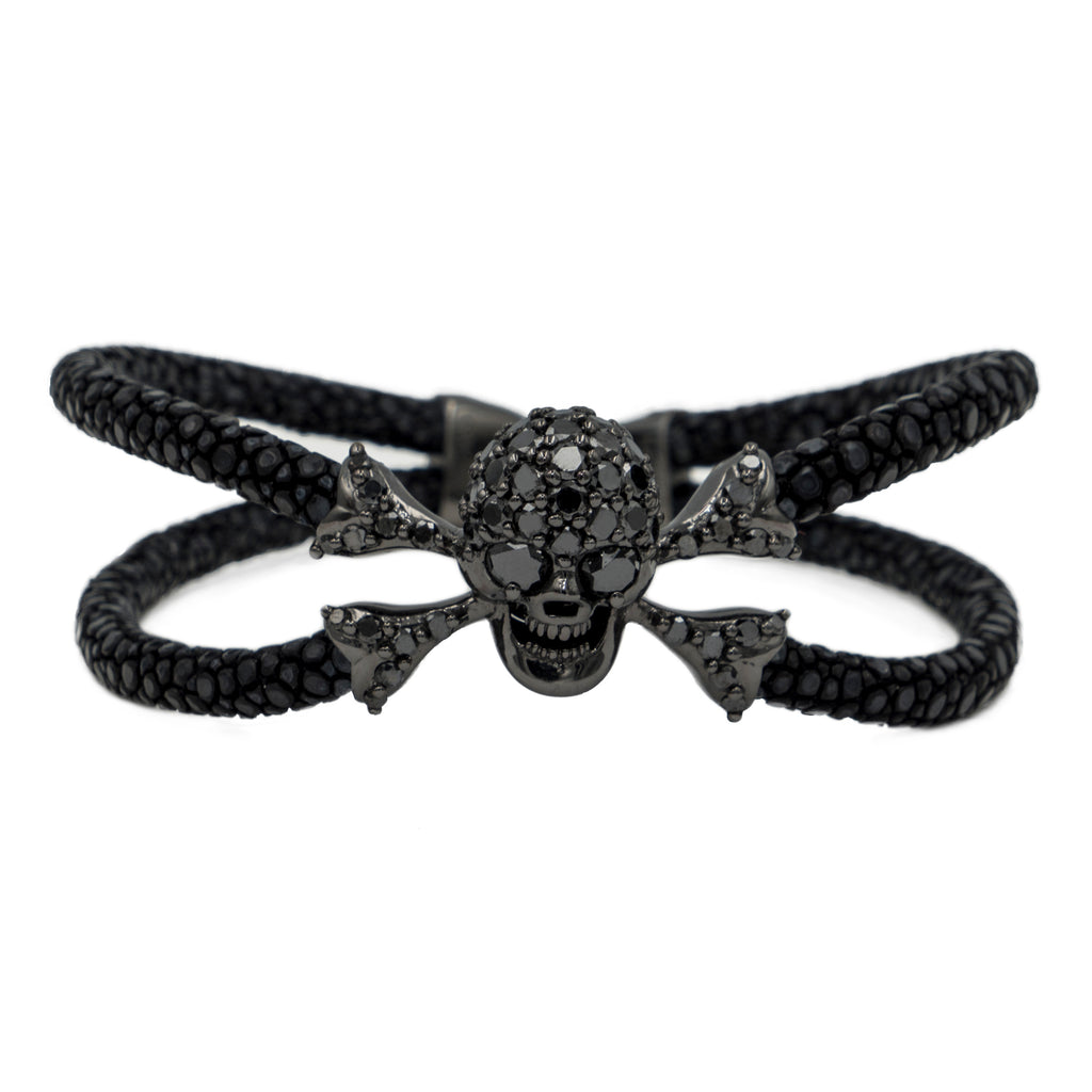 ブレスレット BLACKPURPLE Smiley Stone Chain Bracelet BMH1332 Bracelet - BLACKPURPLE_USD