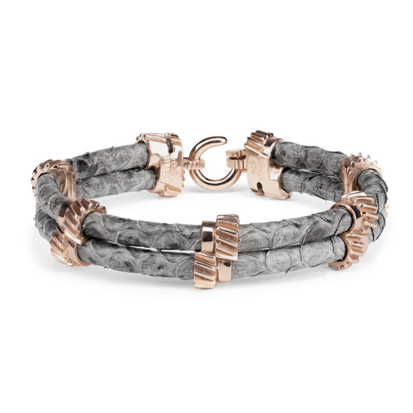 B497P-III Python Rose Gold Double Gear – StingHD