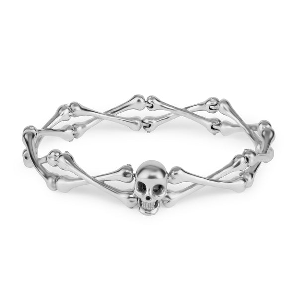 NB104 Noble Skull and Cross Bones Silver